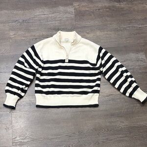 J. Crew 3 quarter zip Sweater